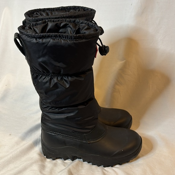 Hunter Kids Intrepid Snow Boots US 4 Boy or 5 Girl Black - Picture 4 of 9